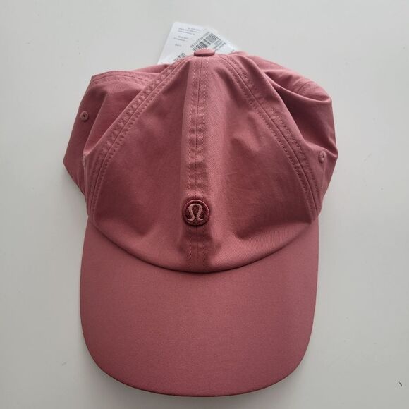 NEW LULULEMON Sweat Wicking Quick Dry SOFT MAUVE PINK BALLER HAT NWT AUTHENTIC - Picture 2 of 6